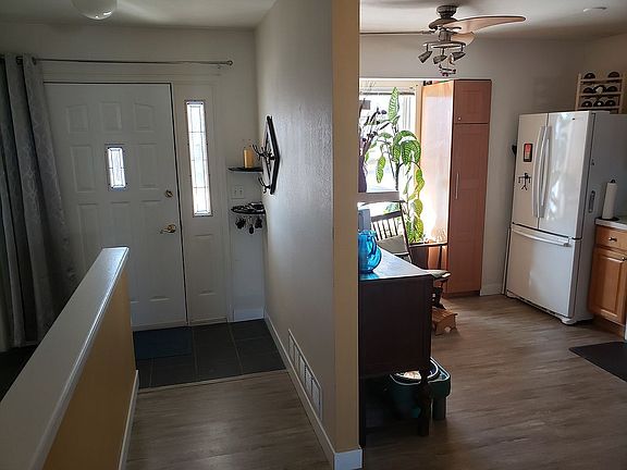 Entry and kitchen