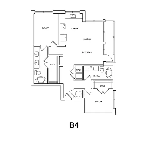 Floor plan B4