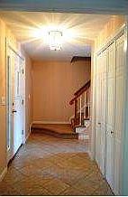 Freshly Painted Tiled Entryway