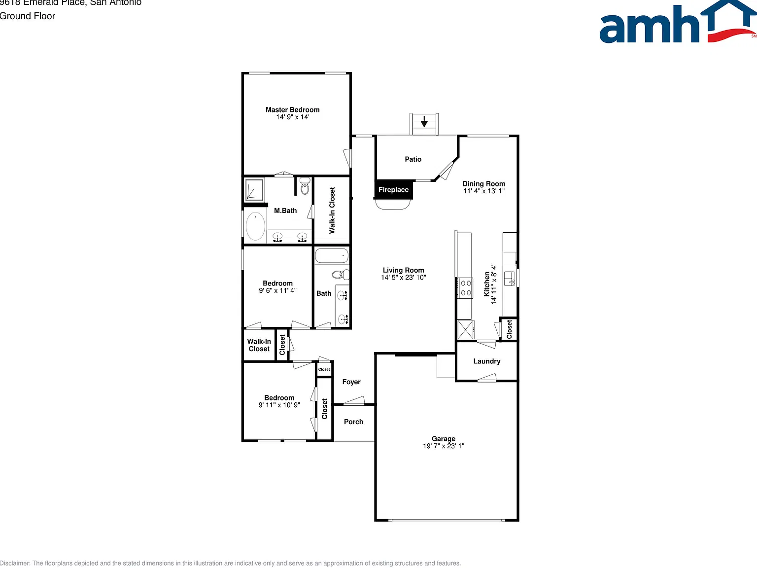 3 bed, 2.0 bath, 1624 sqft, $1,695 — Photo 2