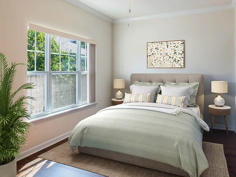 Bedroom with Hard Surface Flooring