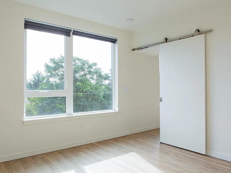 1 BR "A" facing south. 7 foot window warms the apartment