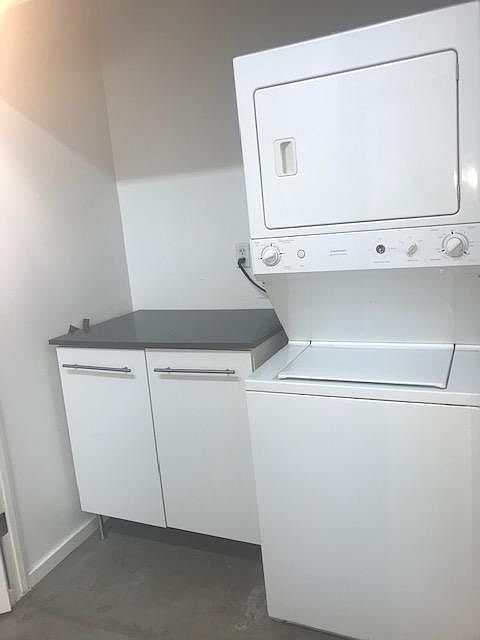 Laundry Area Inside the Unit