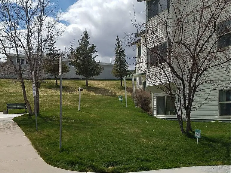 Beautiful yard around Emerald Housing