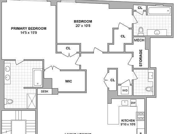 2nd image of 161 Grand St #6B