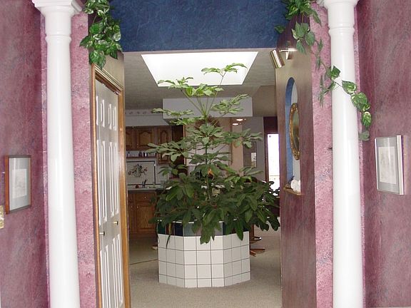 Foyer looking in to planter