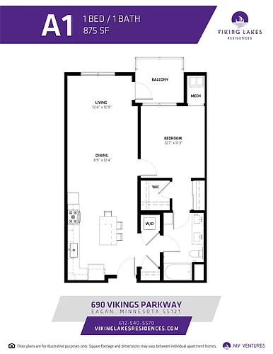 Floor plan $2.17/sq.ft. - A1