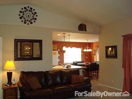 great room into kitchen nook