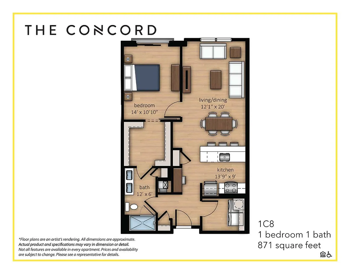 Floor plan 1C8