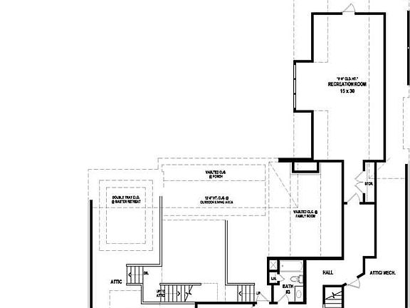 The Saunders I - Second Floor Plan