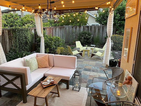 Backyard patio