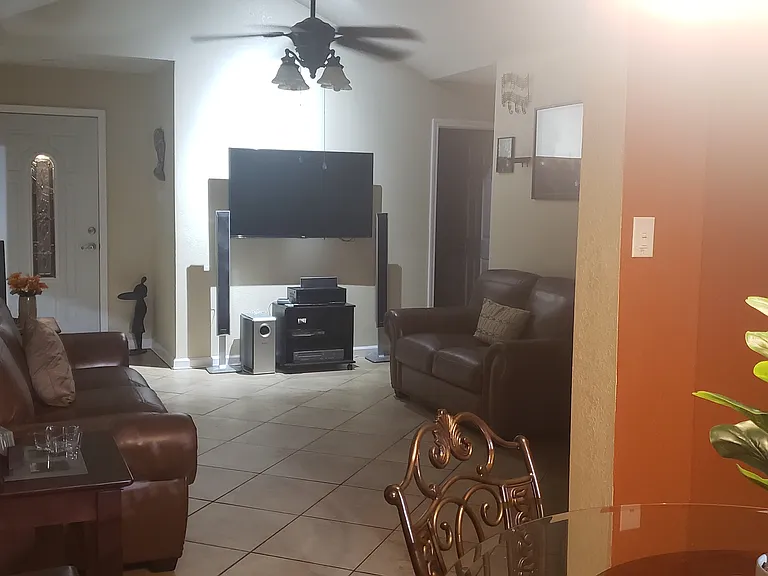 Living room (view from dining area)