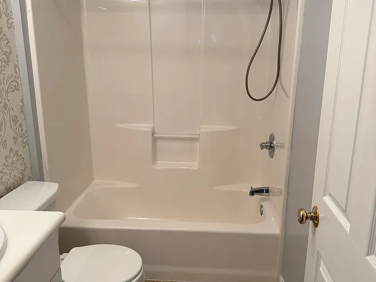 Hallway bathroom