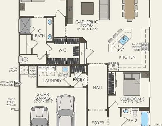 First Floor 3 br 2 ba