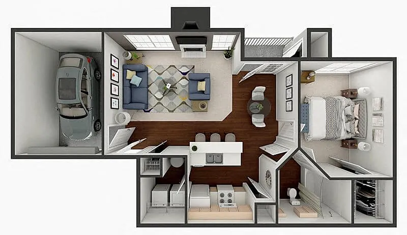 Floor plan The Cedar