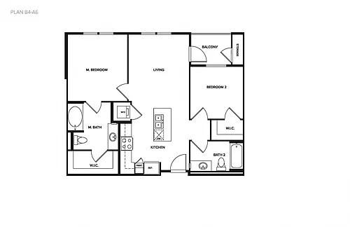 Floor plan B4-AE