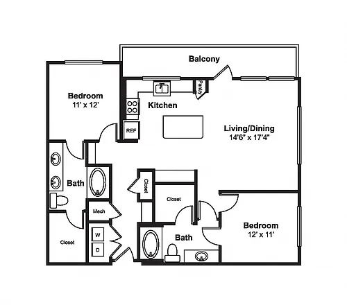Floor plan B12