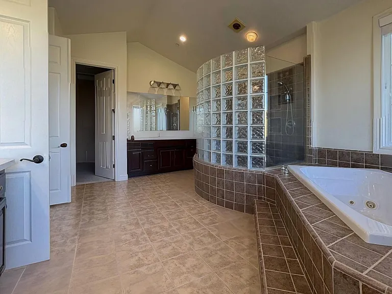 Master Bathroom with walk in closet
