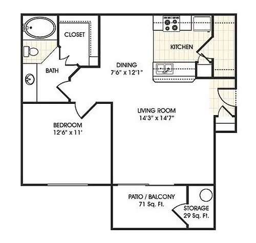 Floor plan Repose