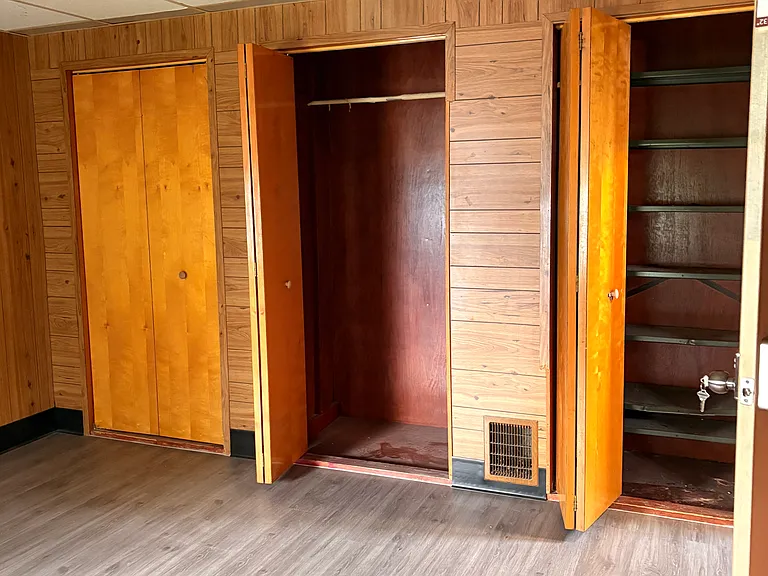 Bedroom #1 Second story bedroom with cedar-lined closets