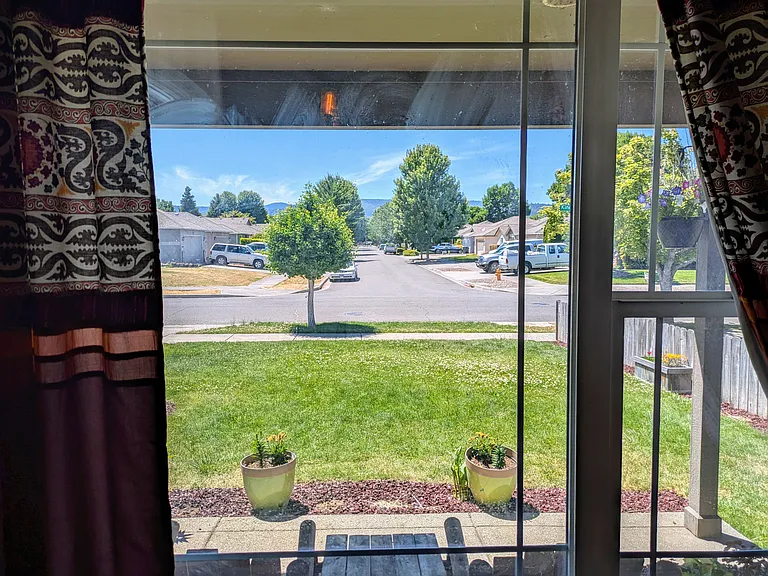 View from living room