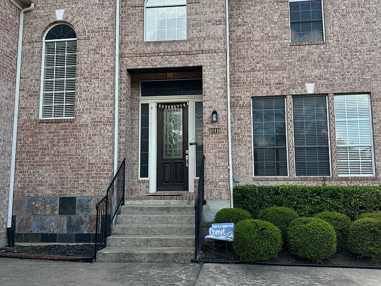 front of the house