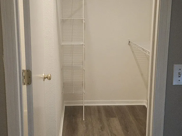 Closet, master bedroom