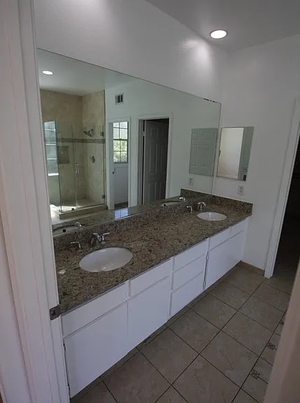 Primary Bath: Dual Sink Vanity