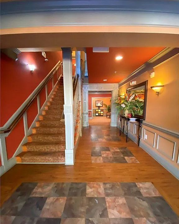 Hallway of building