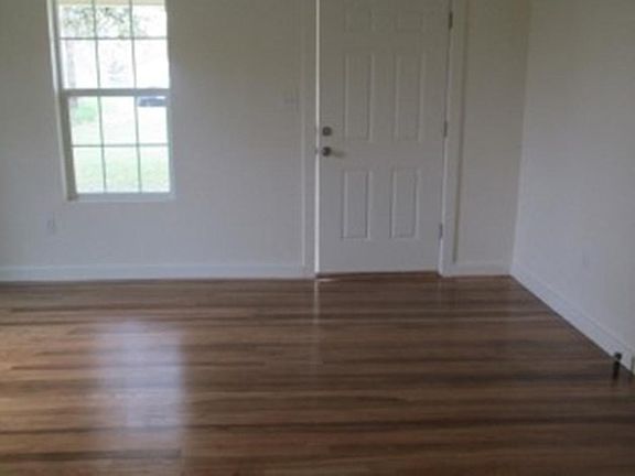 Living Room Front Door - Hardwood Floors