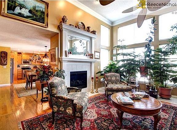 Formal family room with amazing fans.