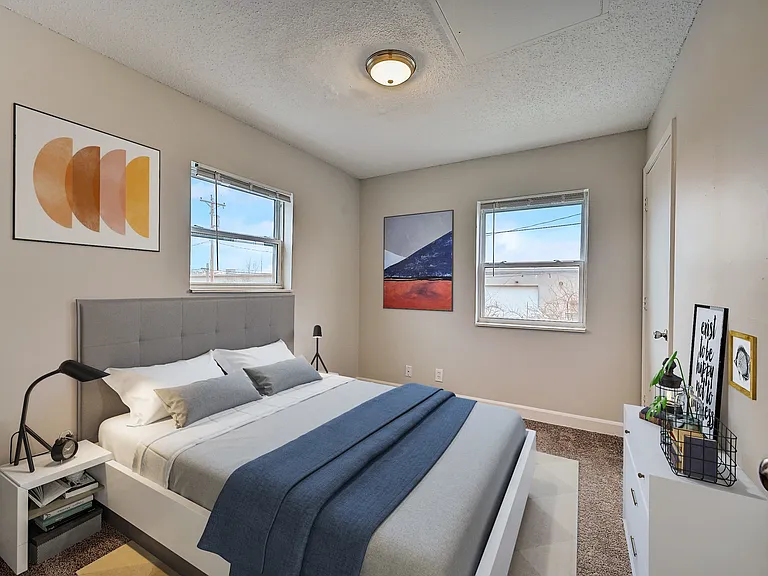 Recently Renovated Townhouse Style Apartments featuring New gray carpet, Neutral paint scheme, Premium hardwood-style flooring, Neutral paint scheme, Upgraded light fixtures, New cabinets, Matching stainless steel appliances, Washer/Dryer, Air conditionin