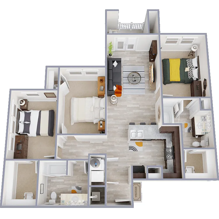 Floor plan C1 - A