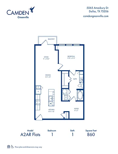 Floor plan A2AR Flats