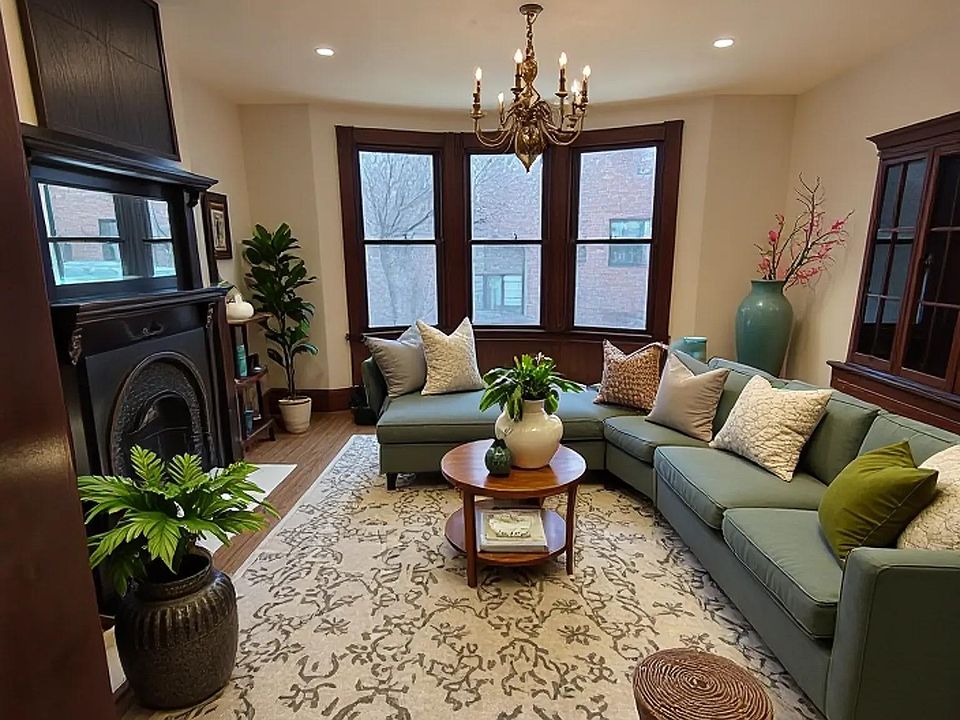 virtual staged living room
