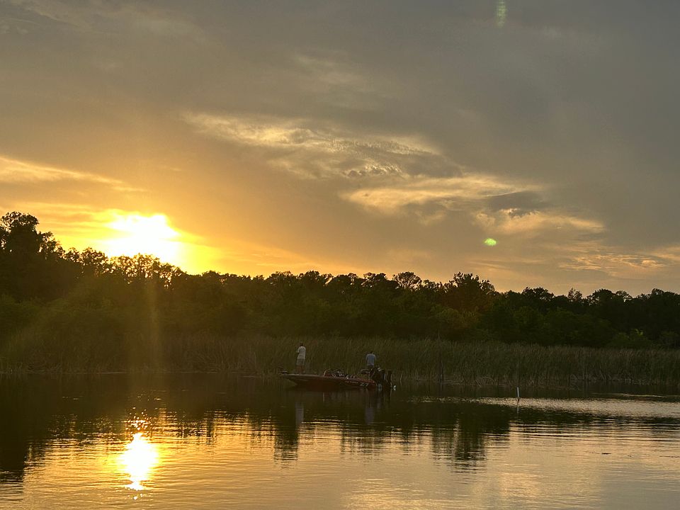 Sunset view from dock