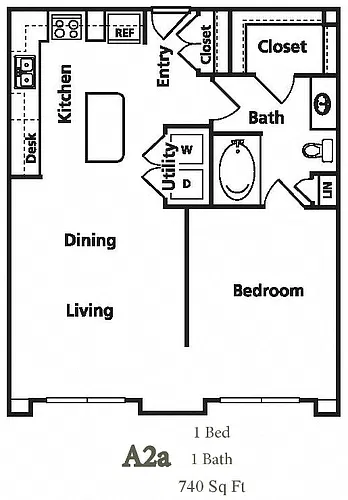 Floor plan a2a_524