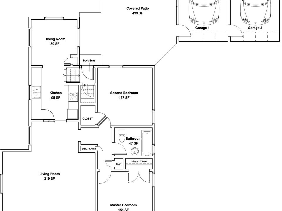 Main Level and Garage