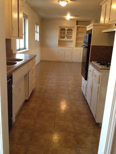 New flooring and countertops