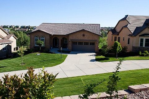 Nestled on a Quiet Street Overlooking the Golf Course