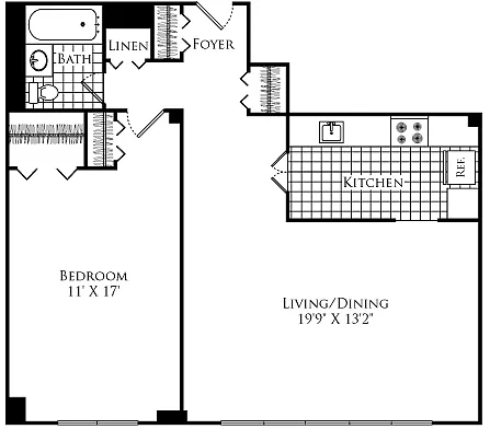 Floor plan The Cadbury