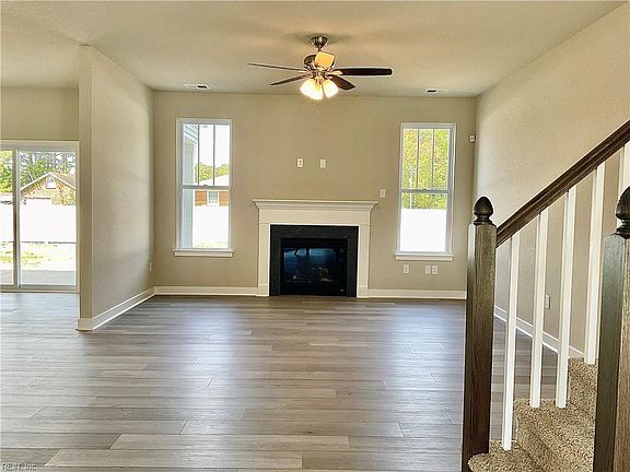 Spacious 14x16 great room is open to kitchen and dining room