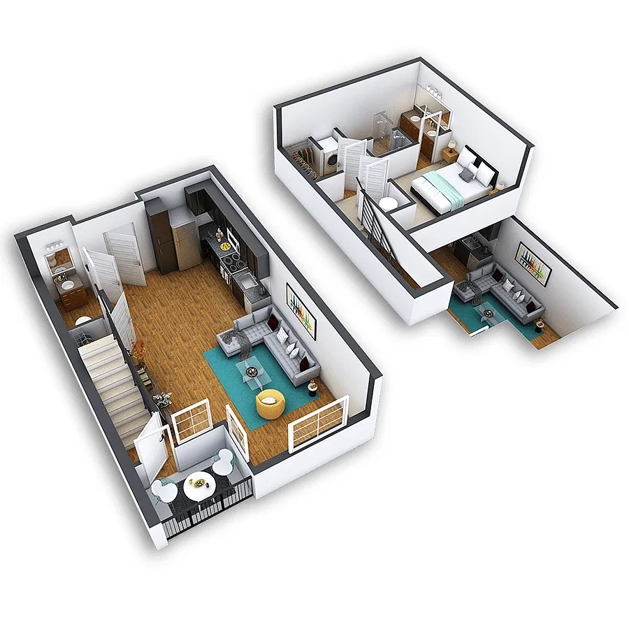 Floor plan Jefferson Park Platinum