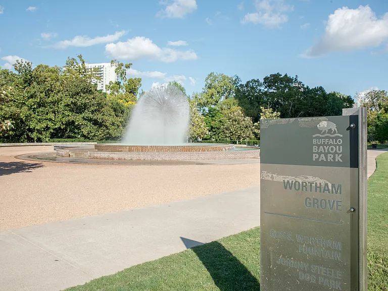 Buffalo Bayou Park is minutes from our community