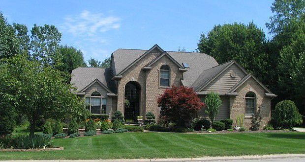 Front view of residence