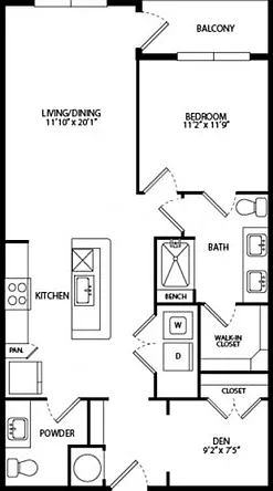 A3 893 Square Feet A3 893 Square Feet