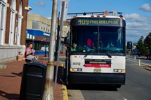 Convenient Bus Connection to Philadelphia and other key Commercial, shopping etc BUS STOP just five ( 5 ) mins walking distance from building.