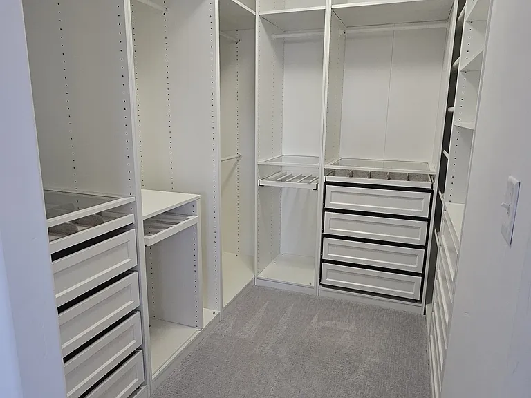 Custom walk in closet