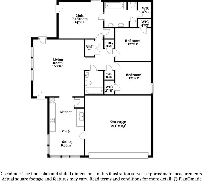 3 bed, 2.0 bath, 1359 sqft, $1,640 — Photo 2