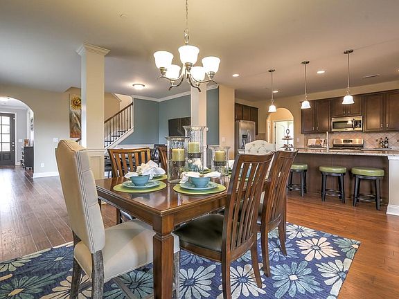 The Jefferson Dining Room This is a model representation, not the actual home